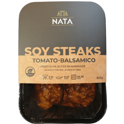 Soy Steaks in Tomato-Balsamico Marinade